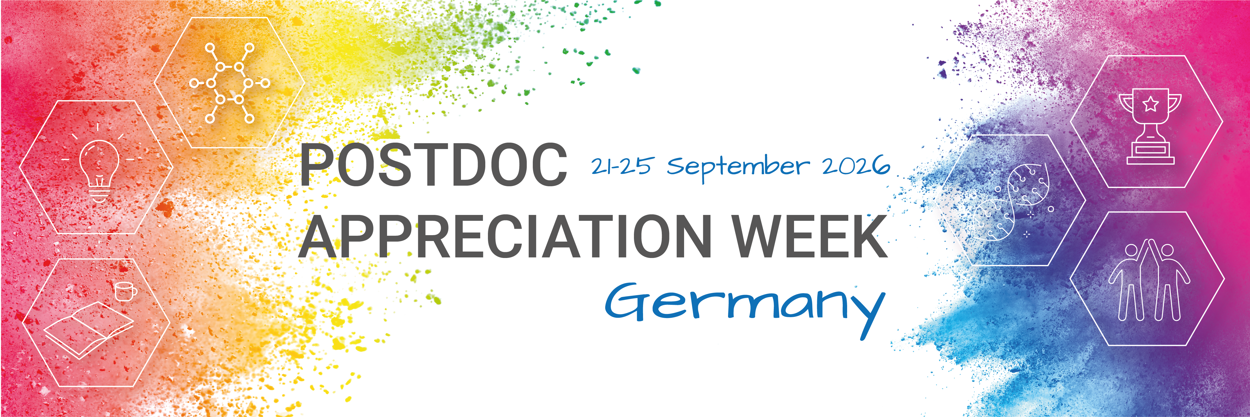 Schrift "Postdoc Appreciation Week"